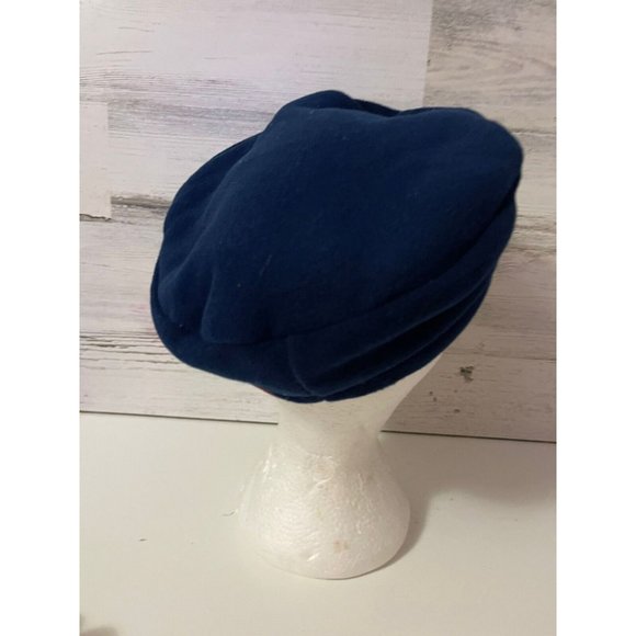 Roots Vintage 2002 US Olympic Team Official Outfitter Blue Red Beret Cap Hat - Picture 2 of 4